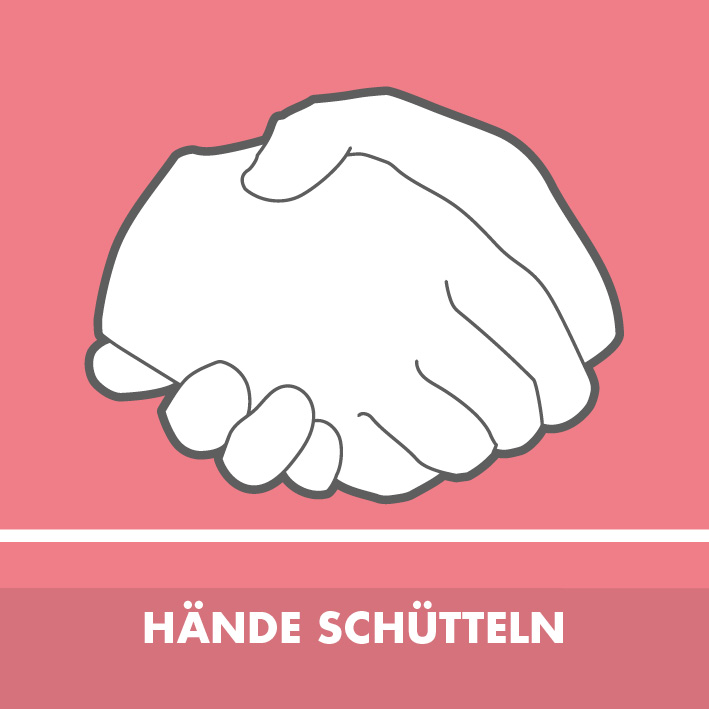 Hände schütteln