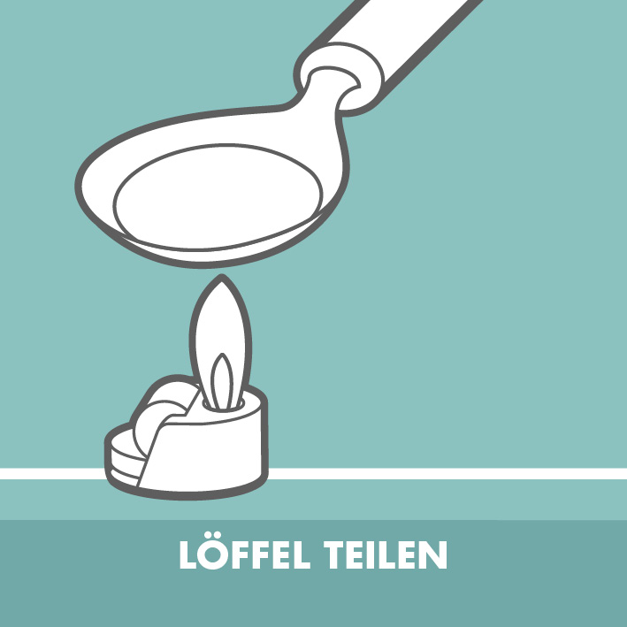 Löffel teilen