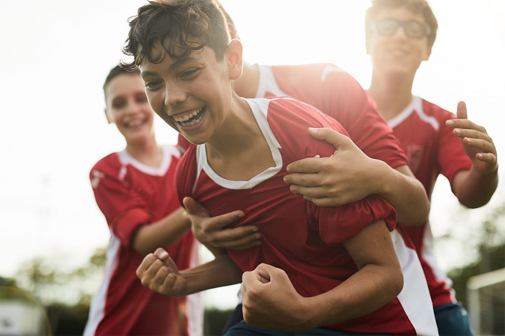 Jugendliche beim Sport