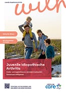 Titel der Broschüre Juvenile idiopathische Arthritis (JIA) - Was Eltern wissen sollten