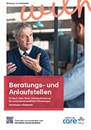 Titel der Broschüre Ansprechpartner und Anlaufstellen bei chronisch-entzündlichen Erkrankungen