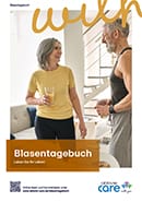 Titel der Broschüre Blasentagebuch