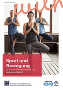 Titel der Broschüre Sport und Bewegung mit chronisch-entzündlichen Erkrankungen