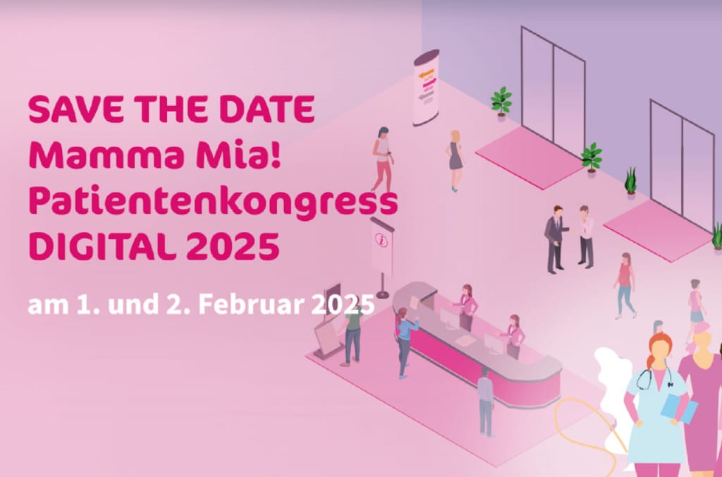 Save the Date für den Patientenkongress Mamma Mia